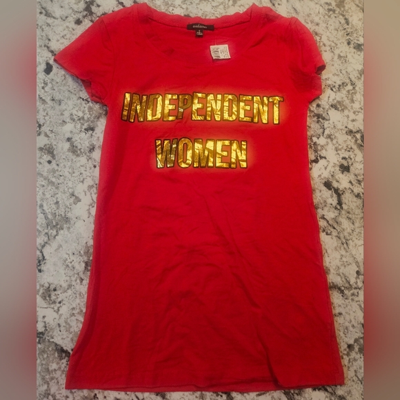 Ambiance Tops - Independent women tee by Ambiance sz S NWT